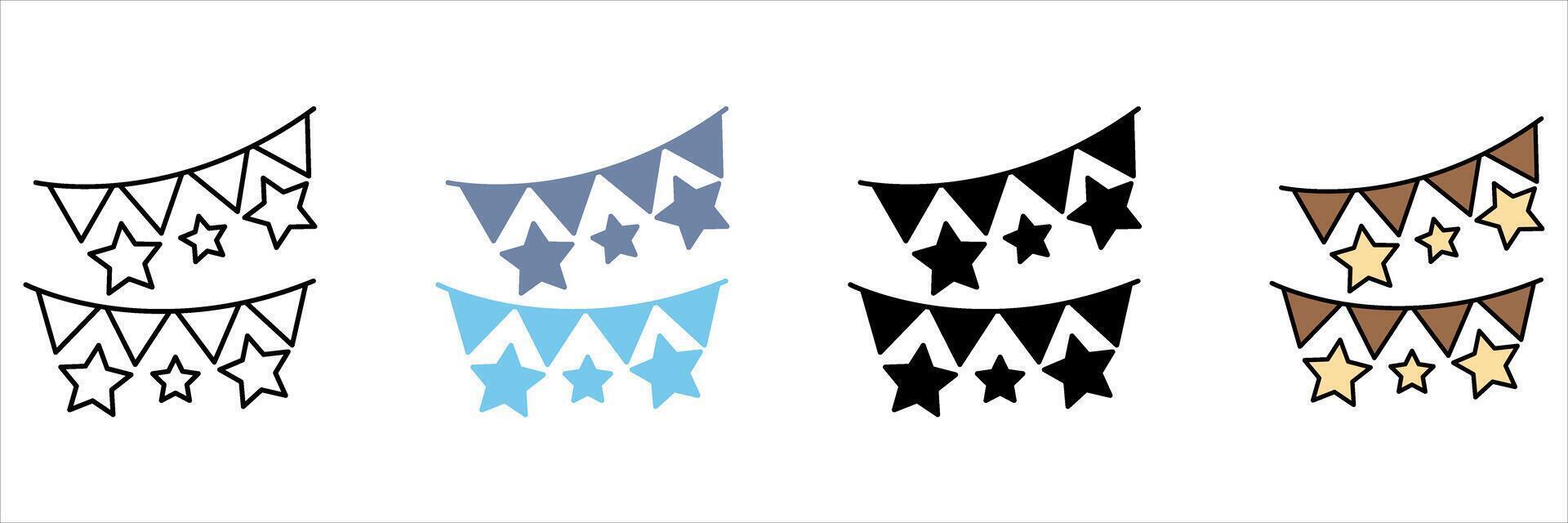 decorations concept line icon. Simple element illustration. vector