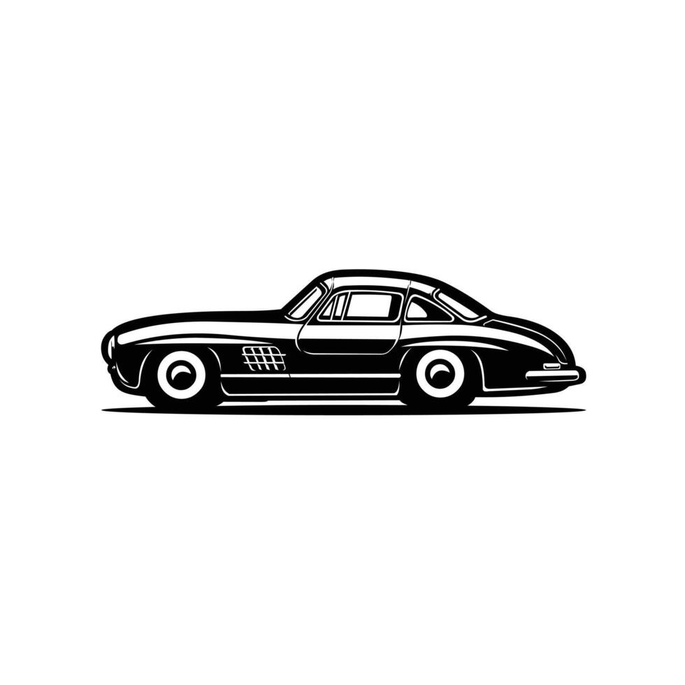 Classic Germany Sport Car Isolated vector
