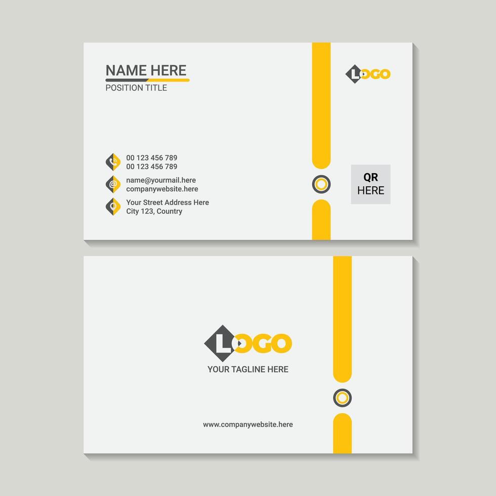 Modern Business Card Design Template vector