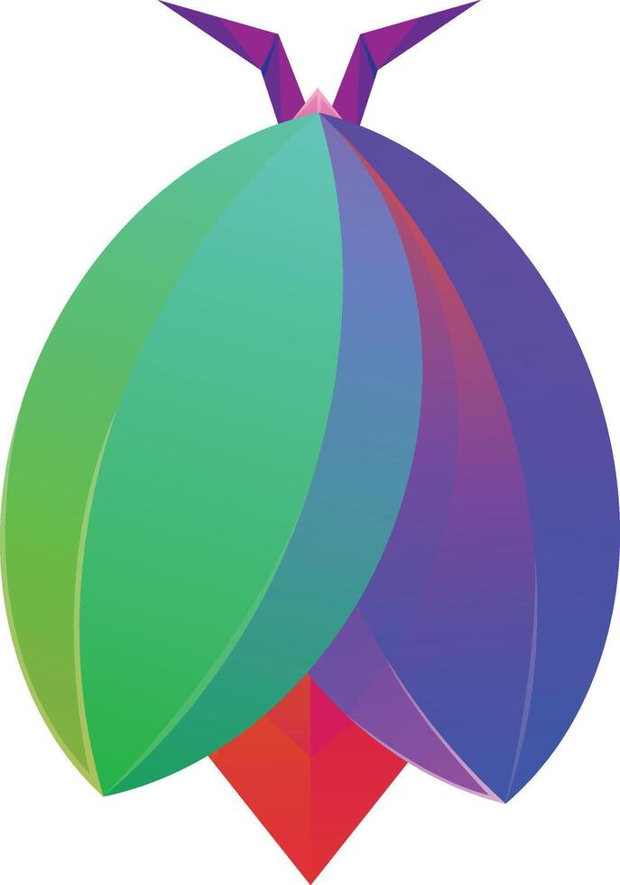 Colorful Elegant Butterfly Artwork vector