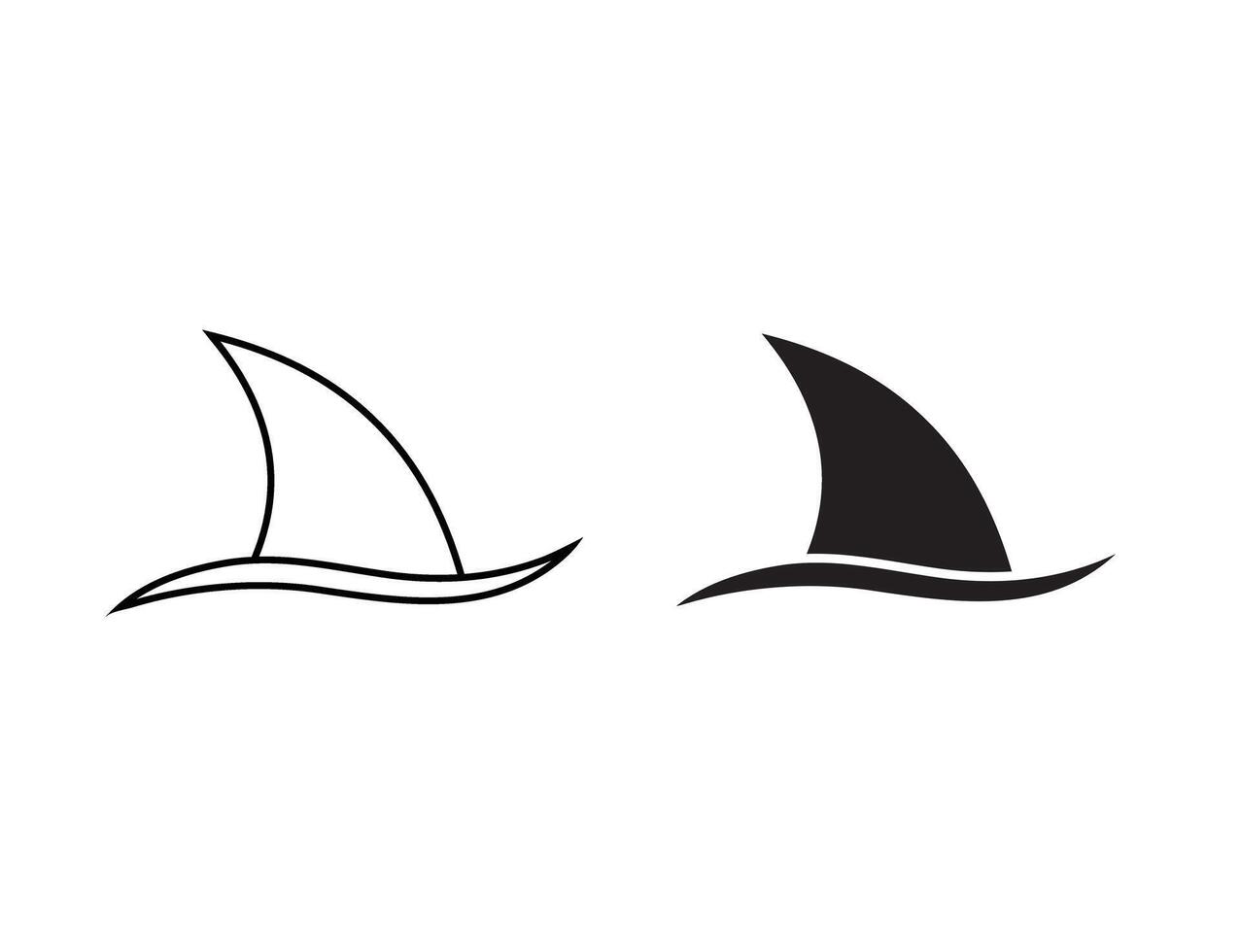 Shark hat icon illustration vector