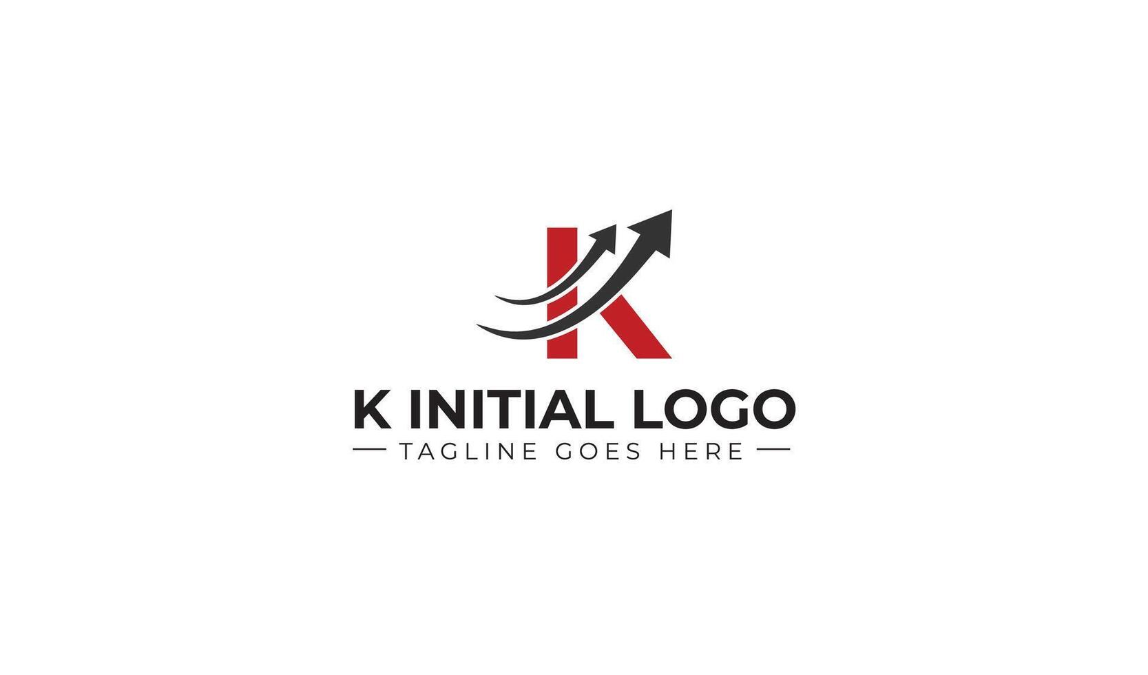 Marketing K letter logo Design vector