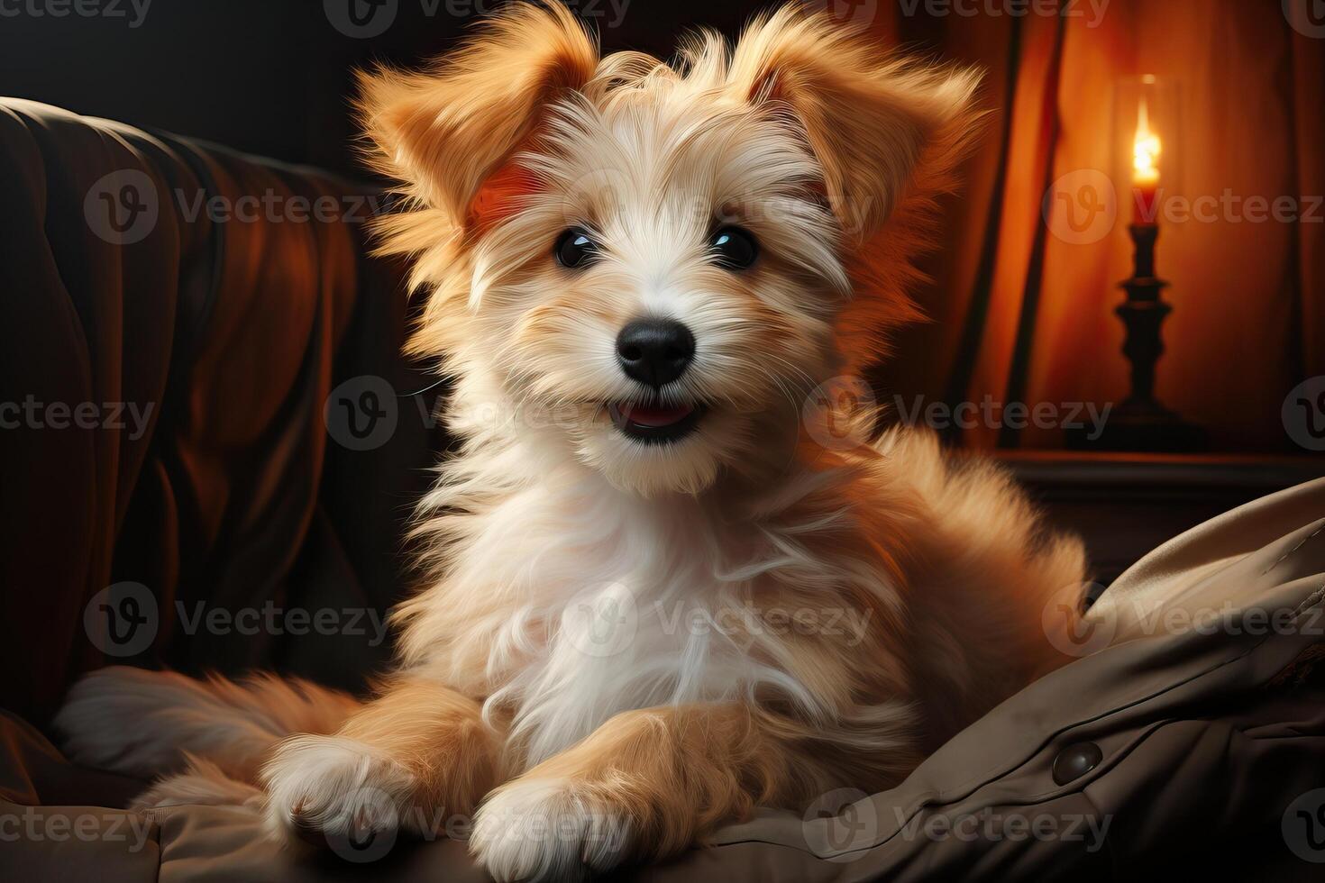 Beautiful cute dog. photo