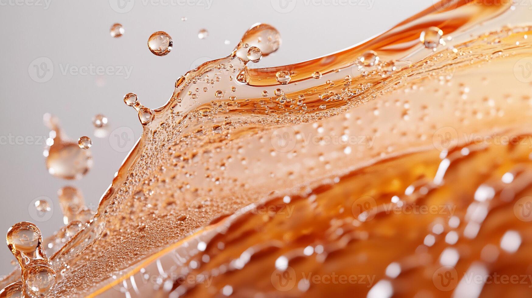 A close up of orange liquid being poured into a glass photo