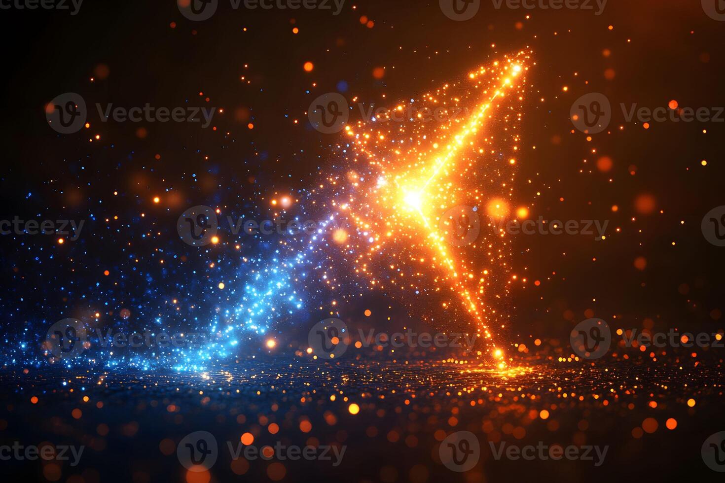 Abstract Energy Arrows in Motion - Dynamic Digital Art for Technology and Innovation Themes photo