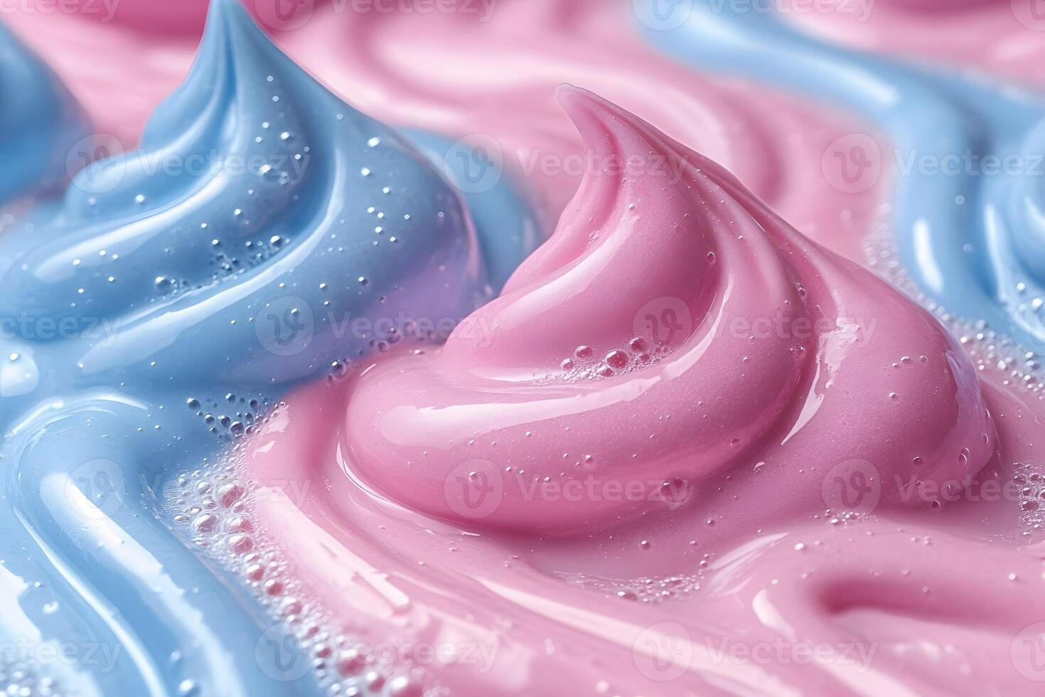 Pastel Whipped Cream Texture for Confectionery or Design Projects photo