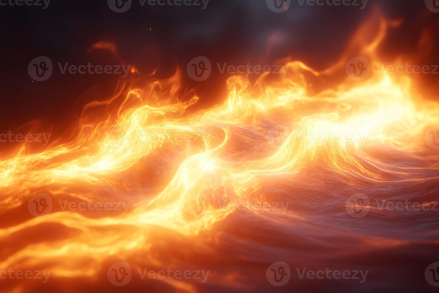 Mesmerizing Abstract Fiery Waves for Dynamic Art and Design photo