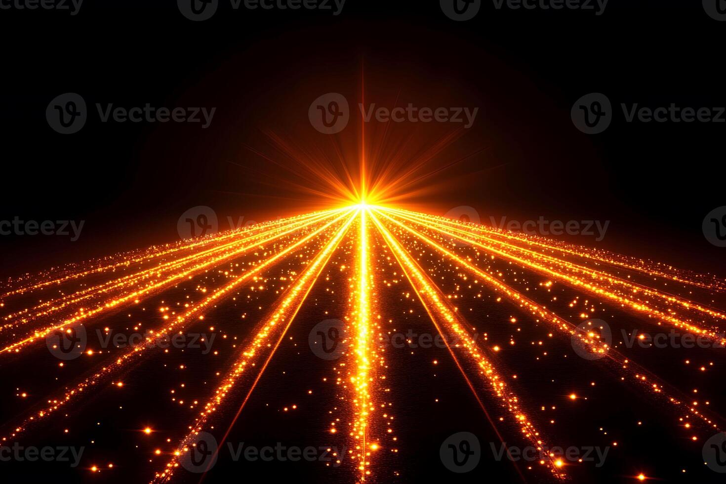 Futuristic Glowing Light Burst with Radiant Energy Lines for Dynamic Background Design photo