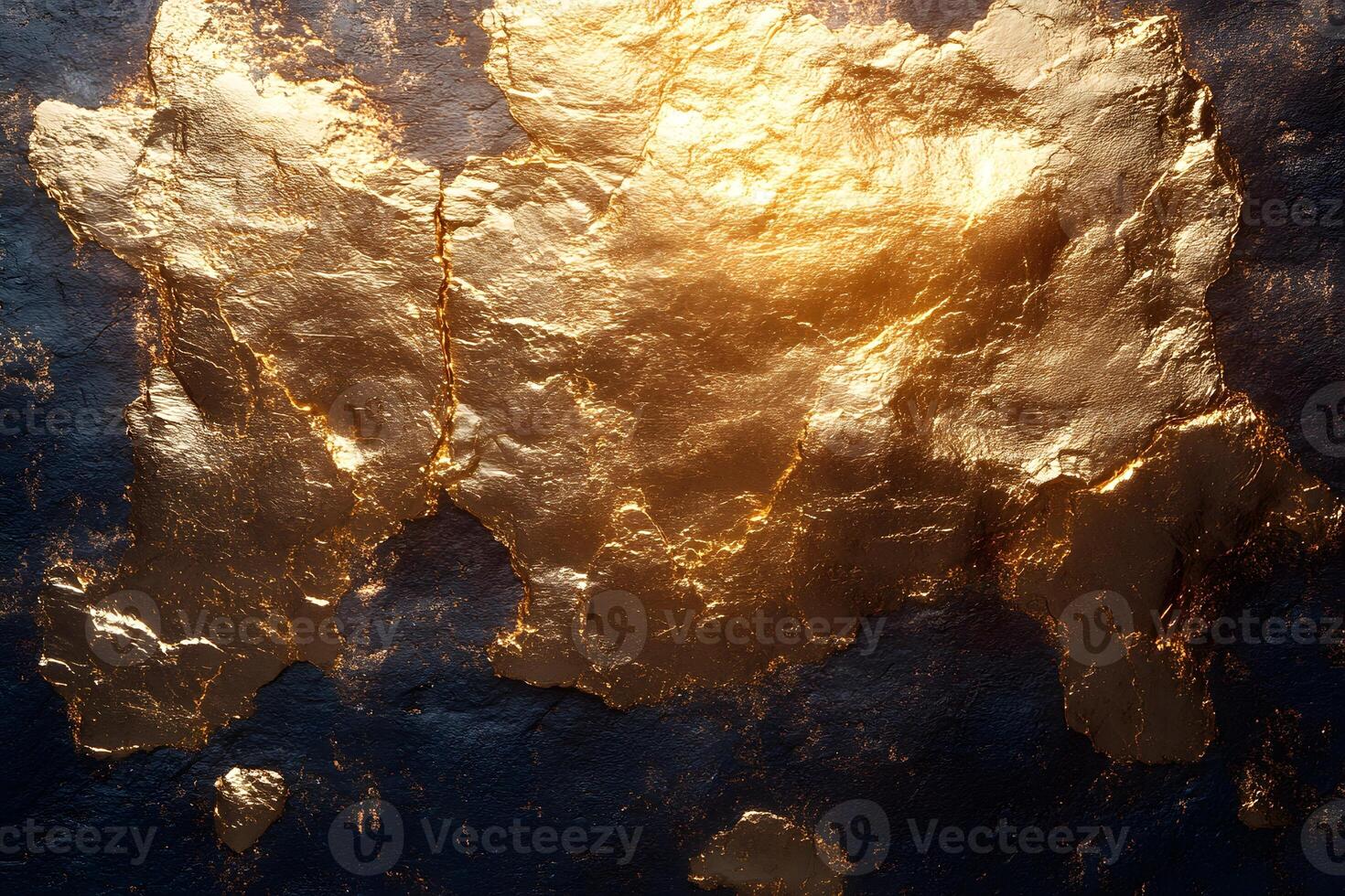 Elegant Gold Leaf Texture on Dark Background for Luxury Design photo