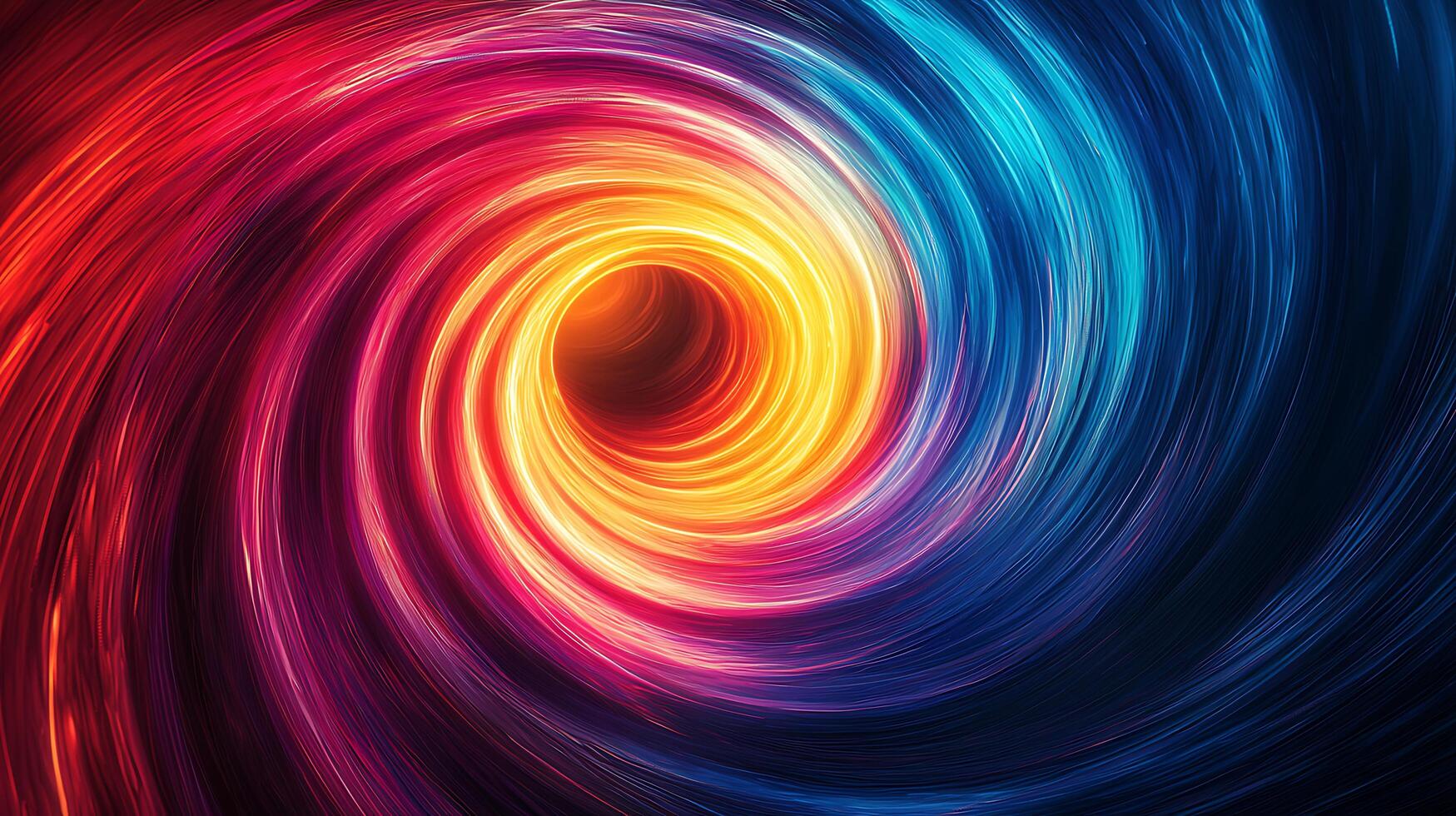 Colorful vortex background with motion blur photo
