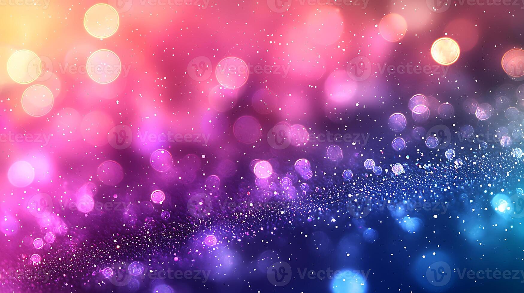 A colorful background with lights and bokeh photo