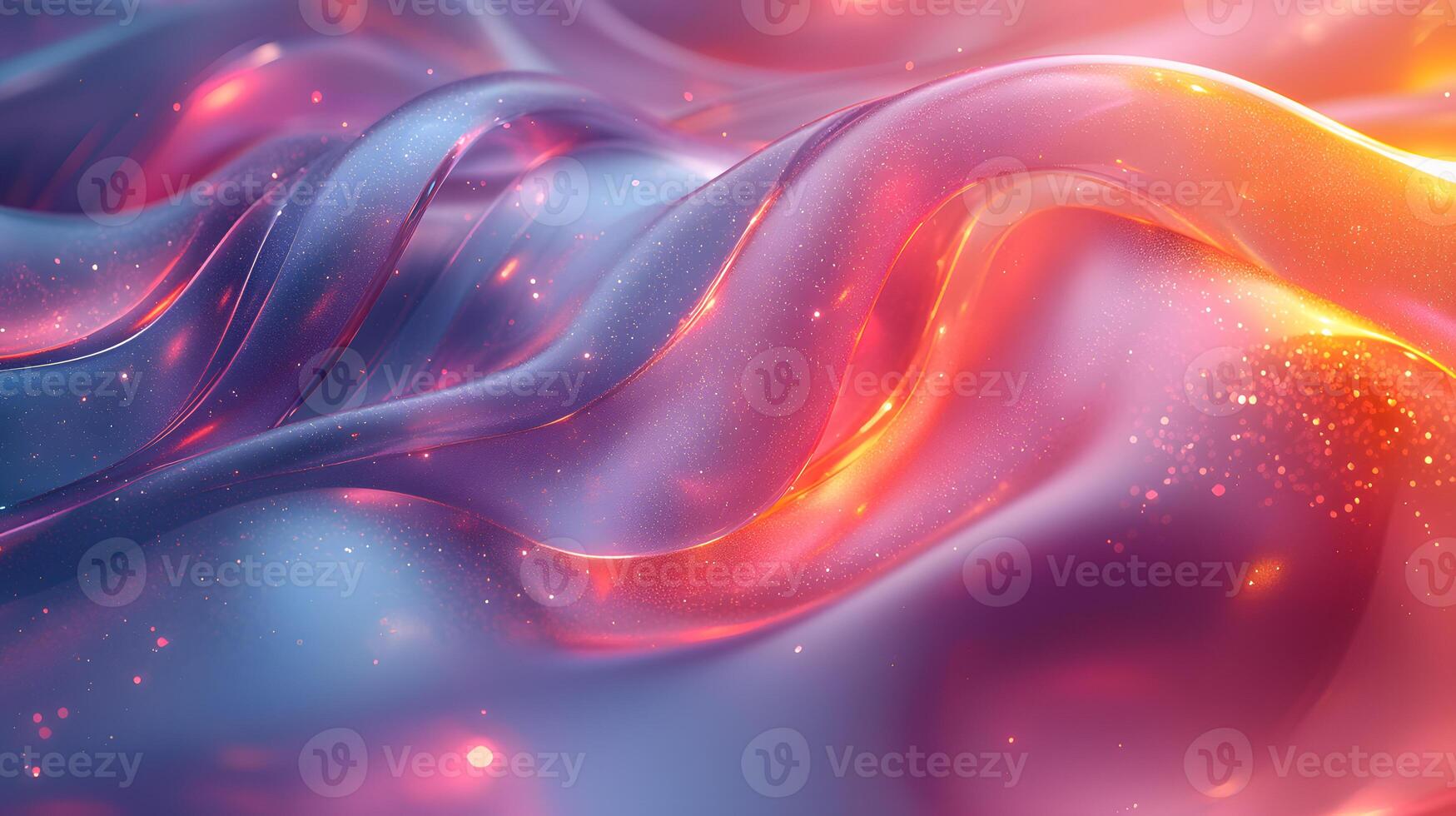 A colorful abstract background with waves and fire photo