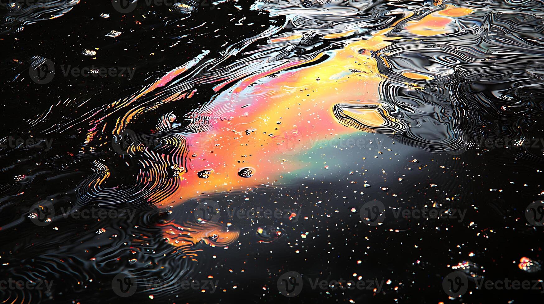 A colorful object in the water photo