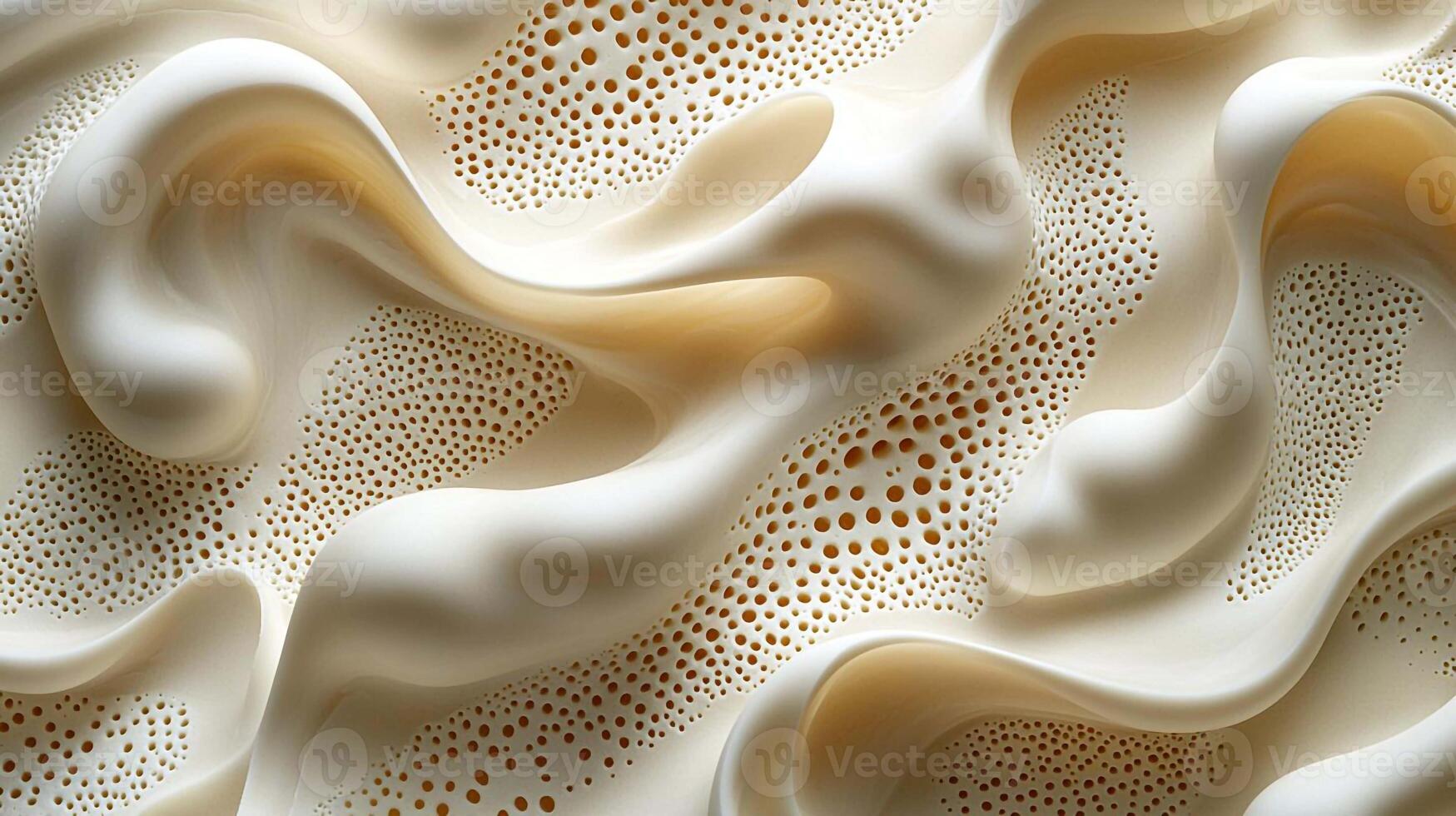 A close up of a white wavy pattern photo