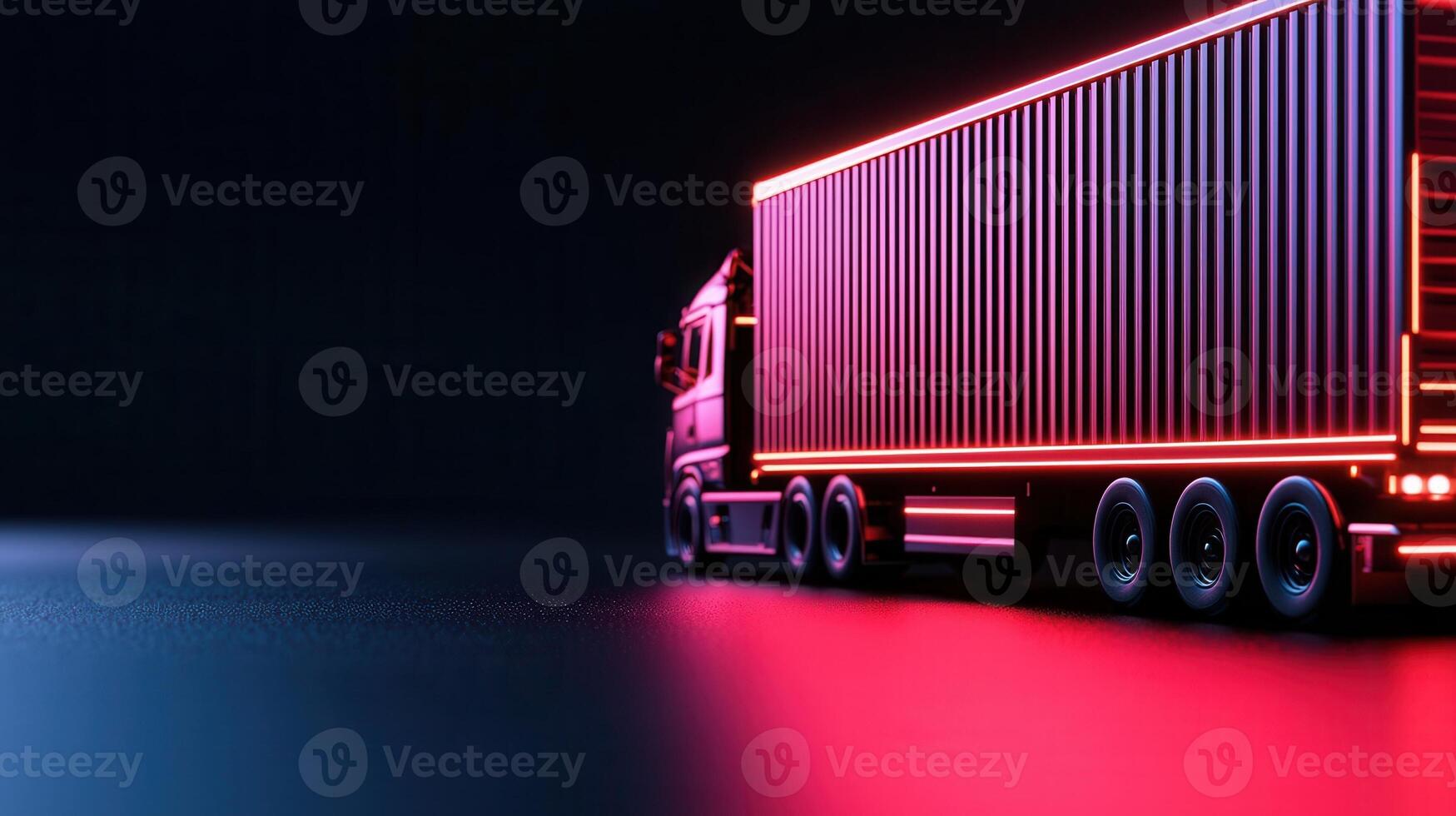 vibrant interface visualizing interconnected data streams with illumination red and blue Digital photo