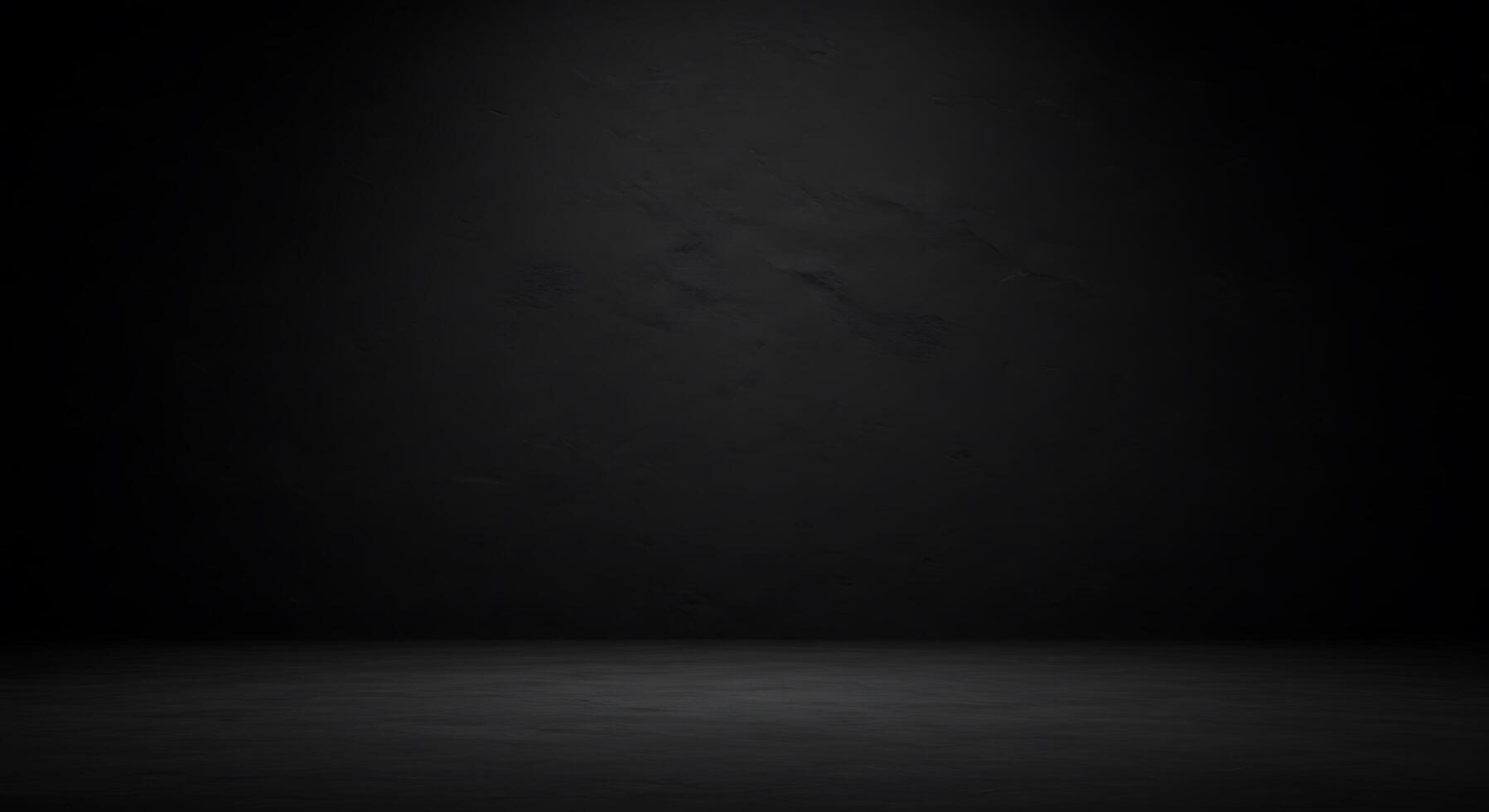 Black background with light and dark floor photo