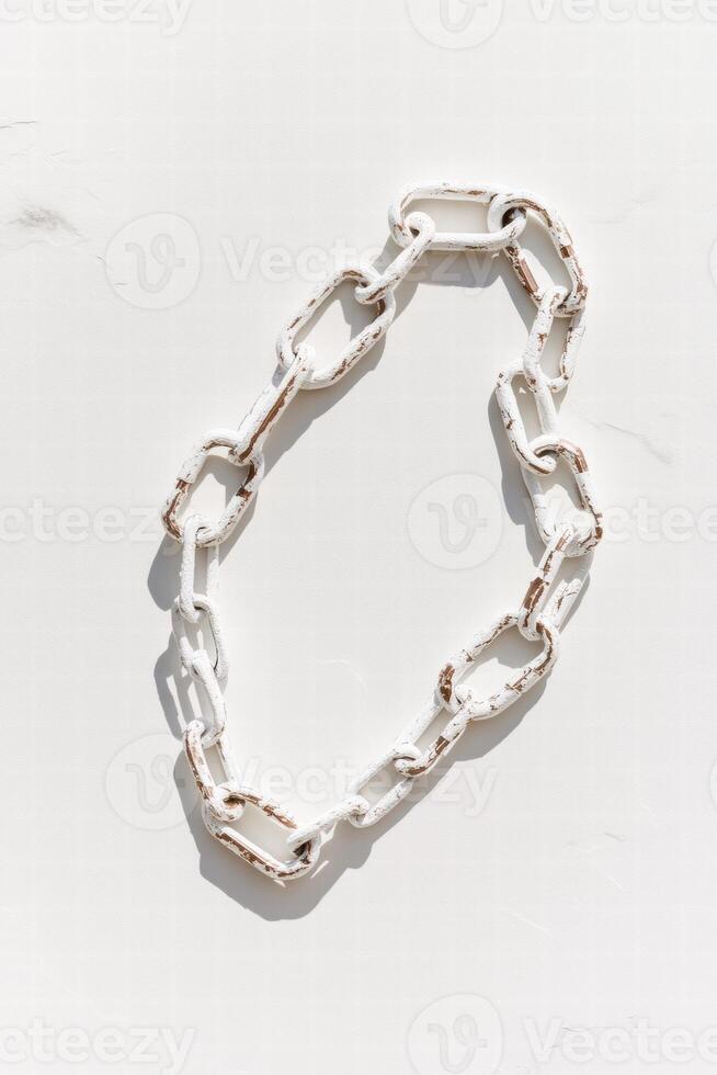 Symbol of disconnected relationships with minimalist aesthetics in neutral tones representing friendship struggles photo