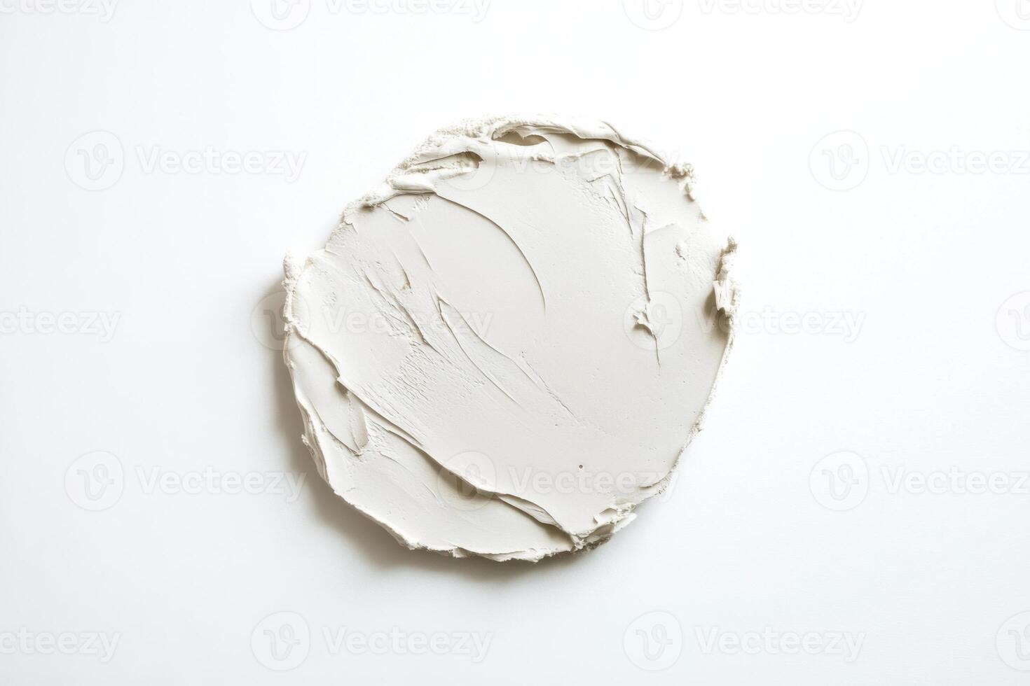 High quality wall putty isolated on clean white background showcasing smooth texture and realistic lighting photo