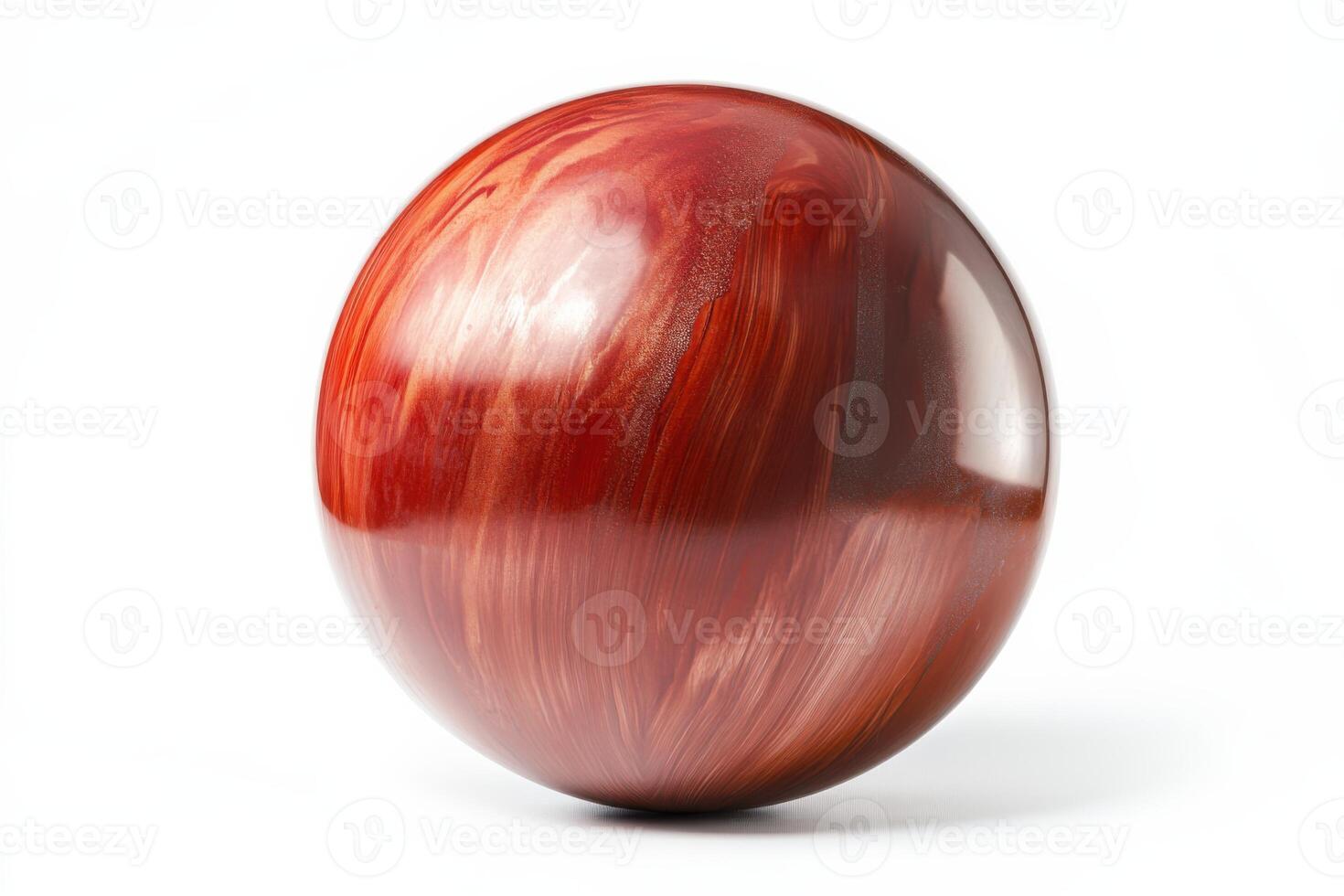 High quality bowling ball isolated on white background for sports and leisure concepts photo