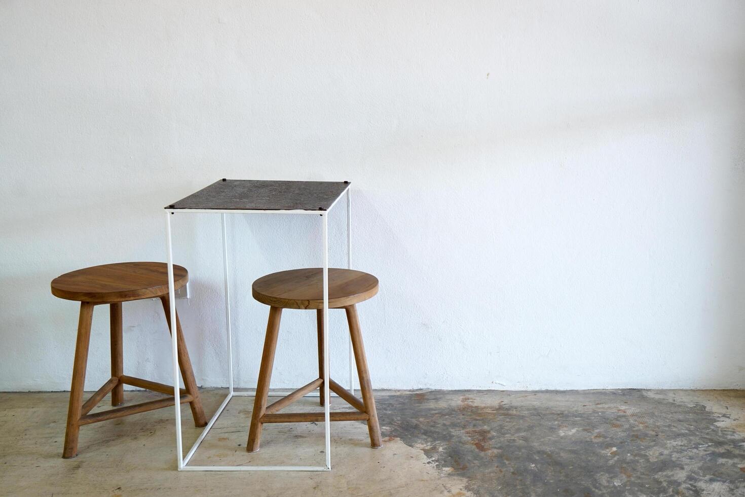 Interior industrial design and loft decoration of coffee cafe and bakery shop photo