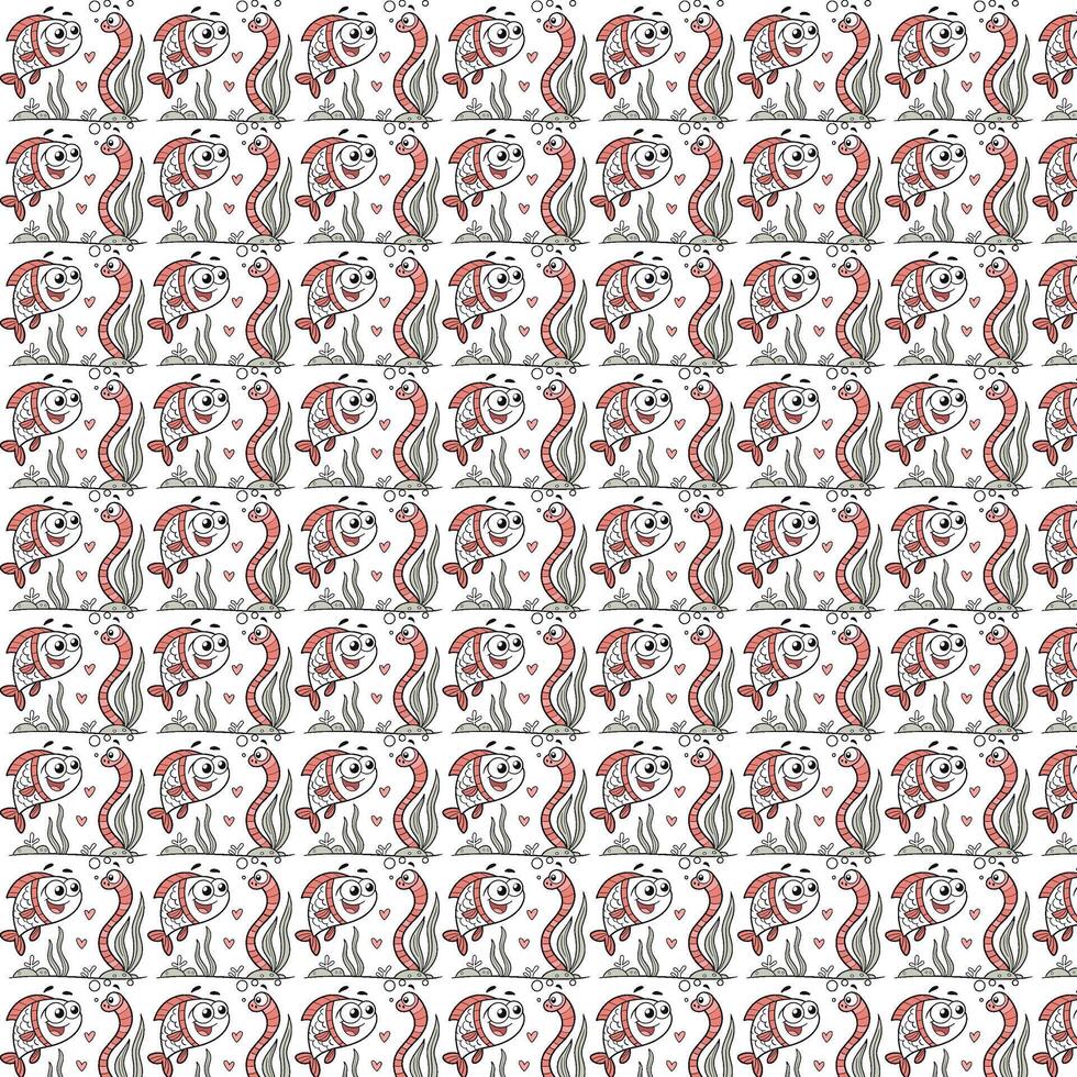 A pattern with red and white flowers vector