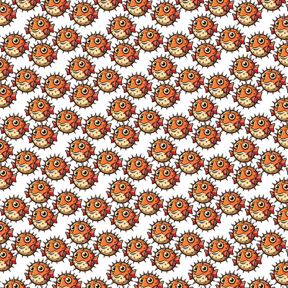 A pattern of orange and yellow flowers vector