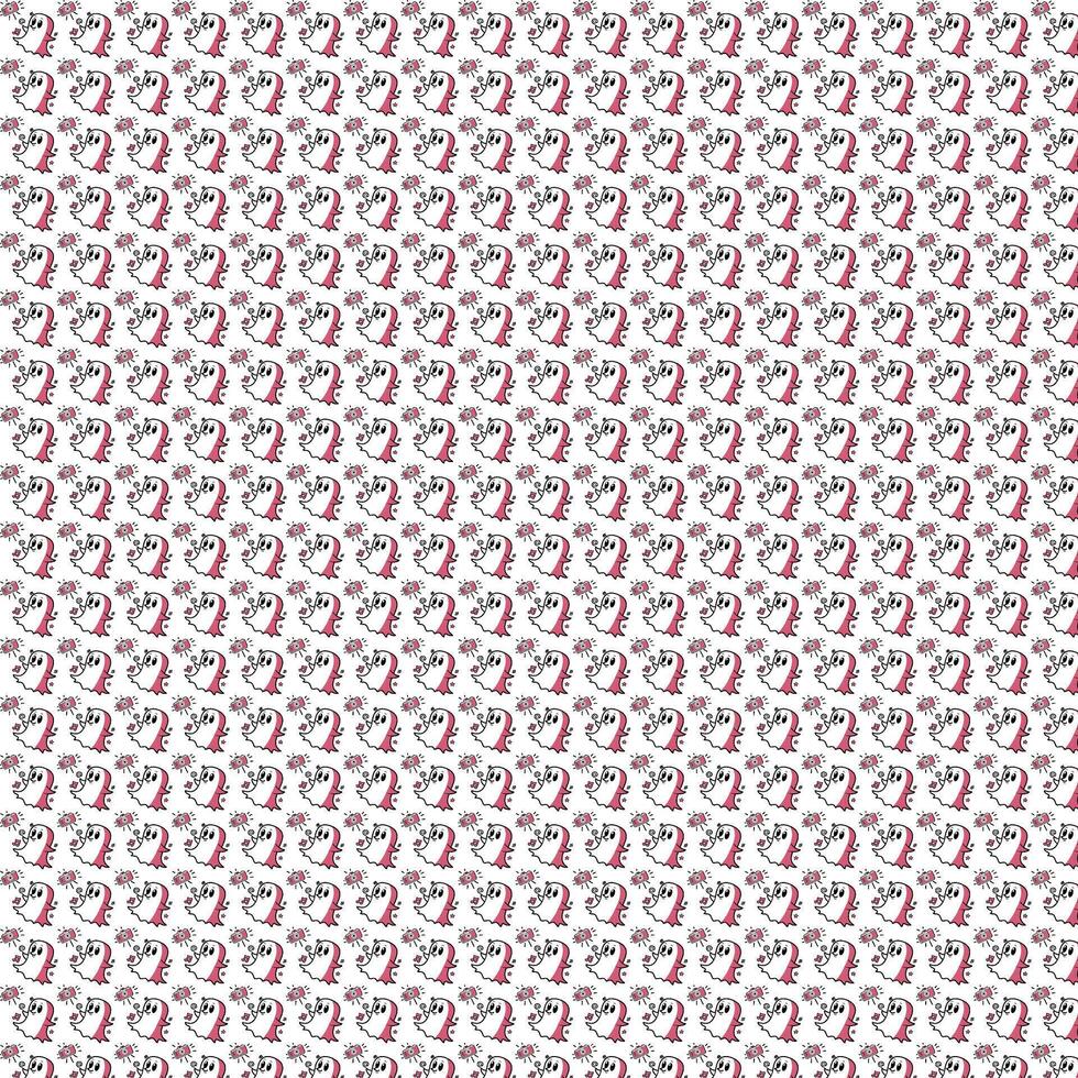 A pattern of red and white hearts on a white background vector