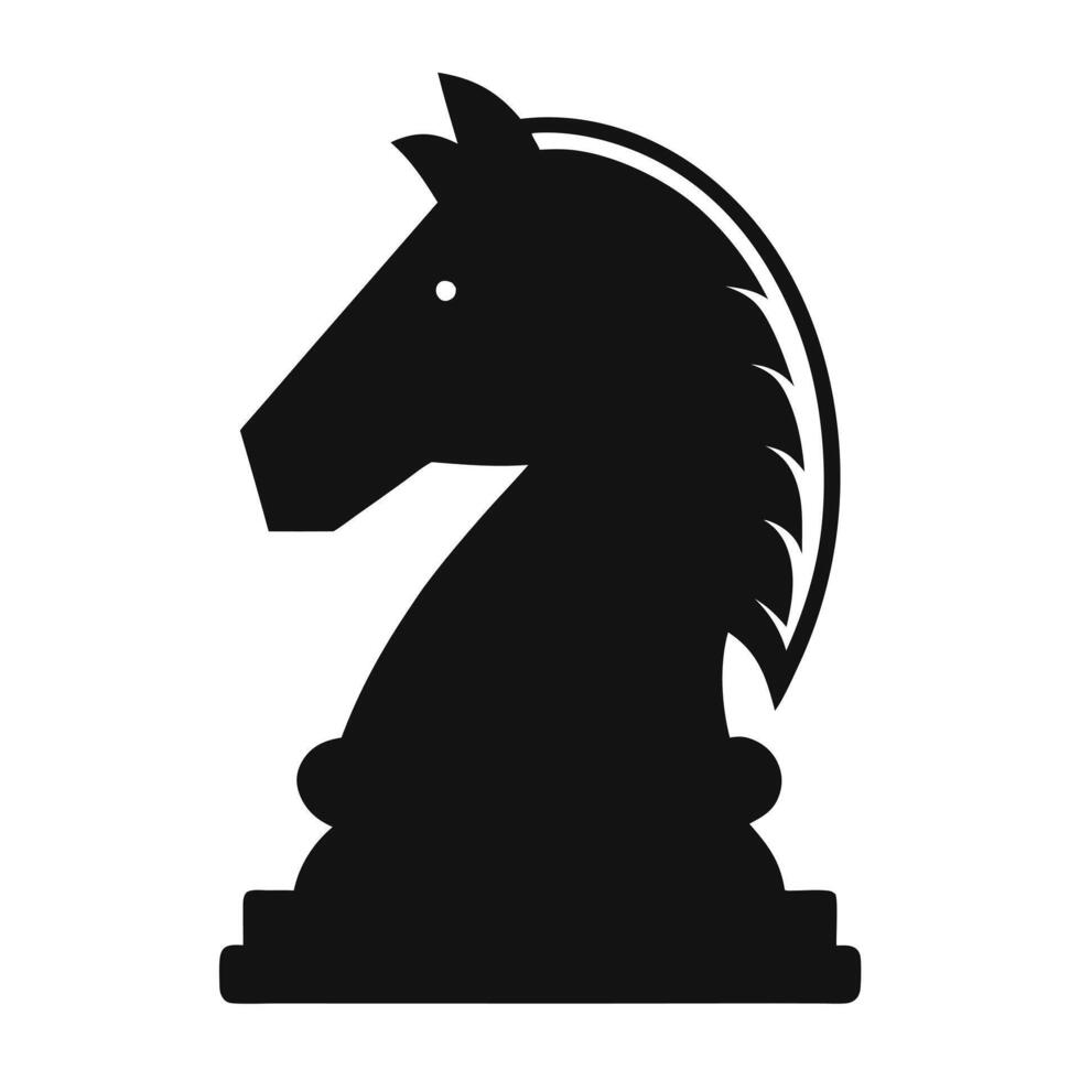 a black and white silhouette of a horse head vector