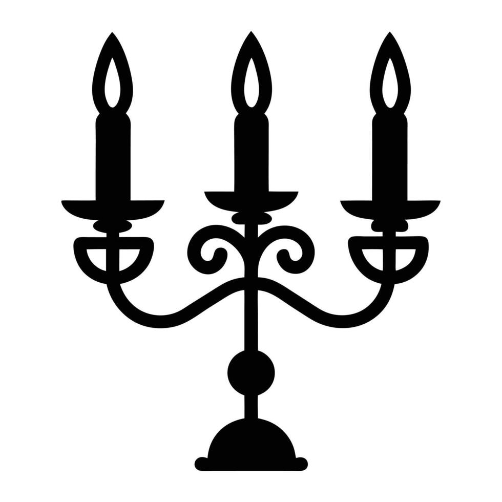 candle holder icon illustration vector