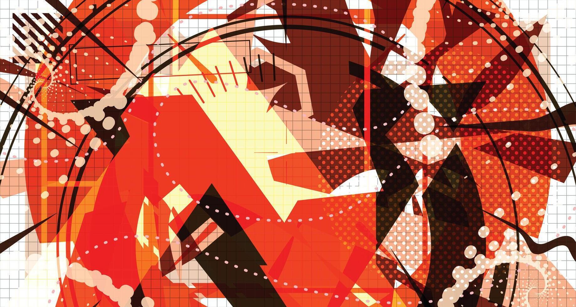 Futuristic Colorful Wall Background vector