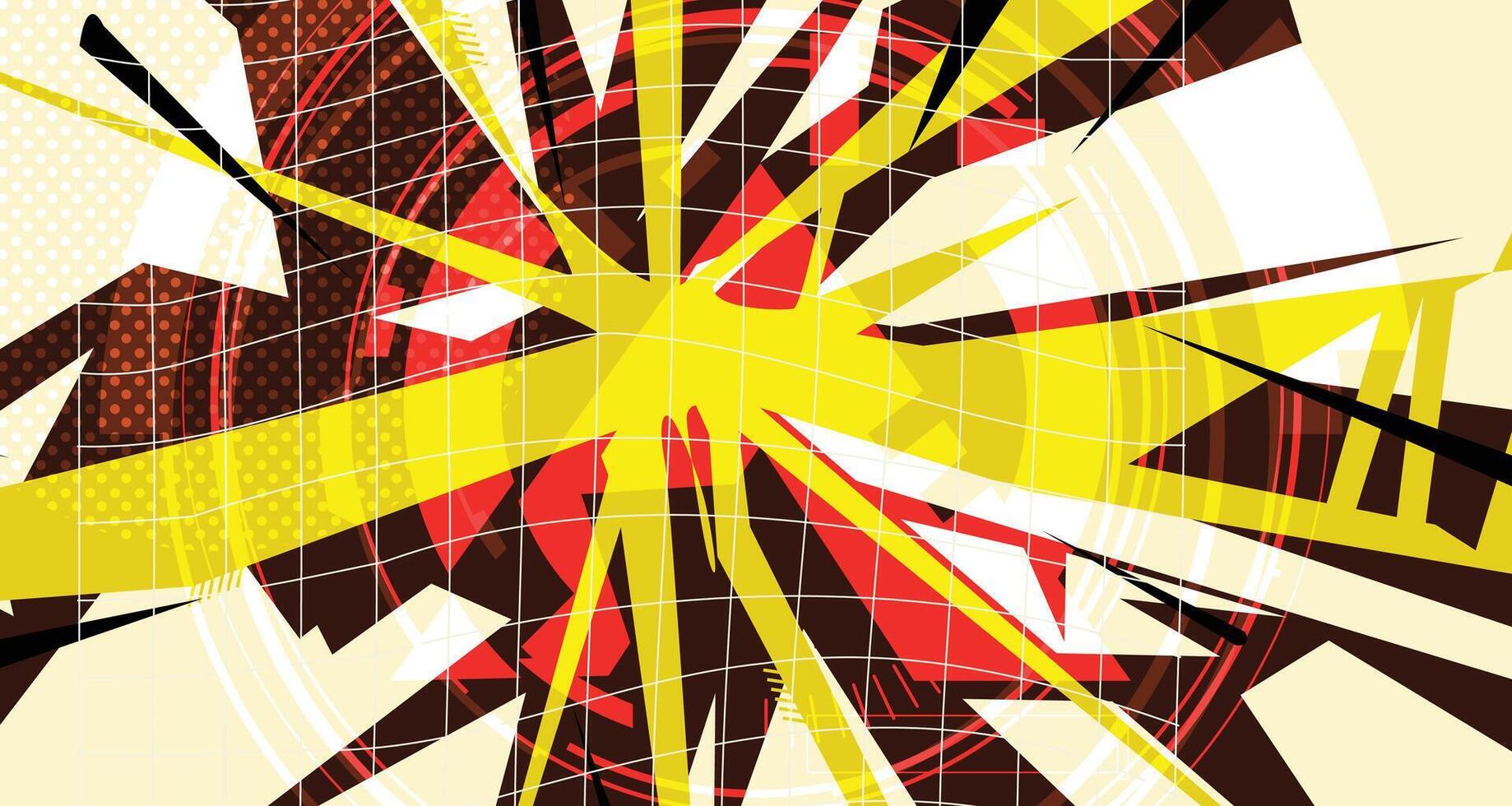 Futuristic Color Block Background vector