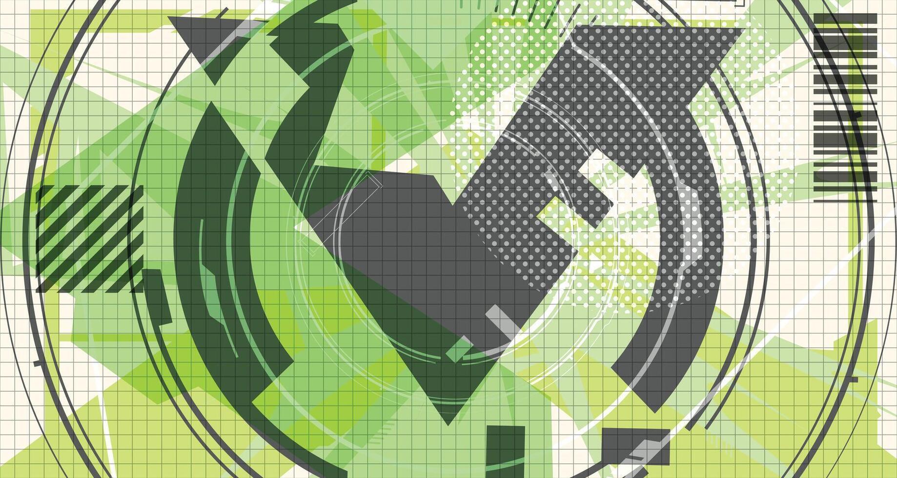 Futuristic Cyber Grunge Background vector