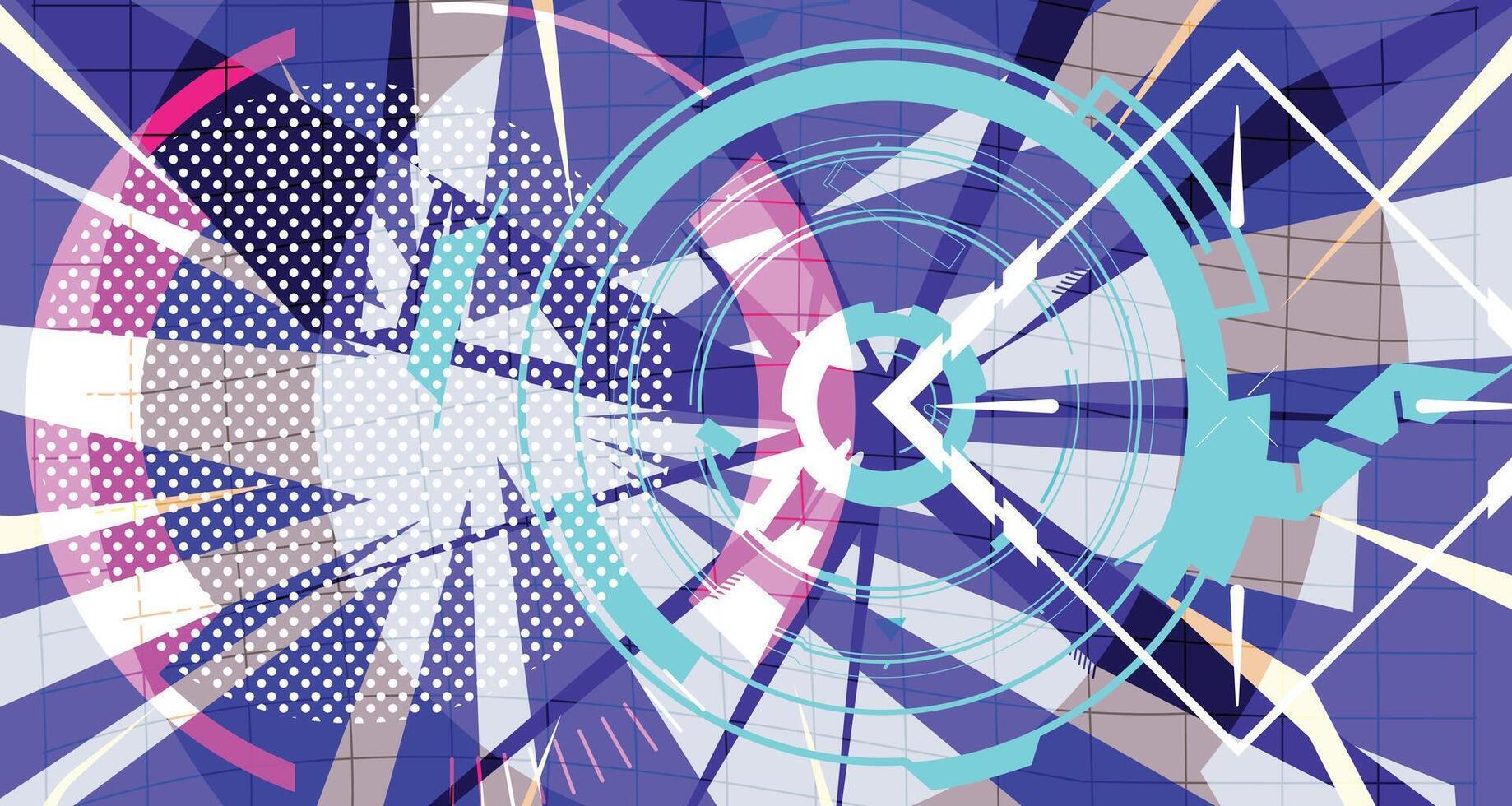 Futuristic Graphic Slash Background vector