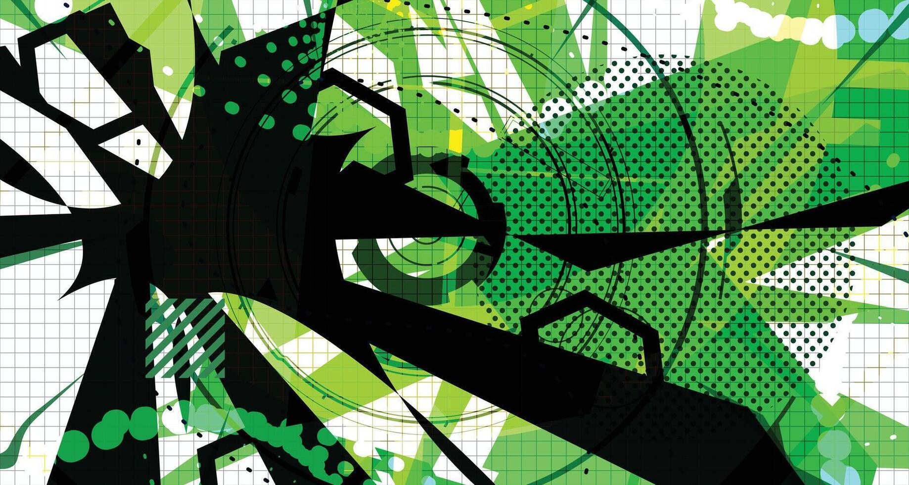 Futuristic Pop Grunge Background vector