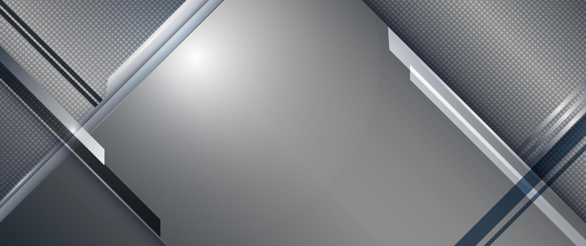 Metallic shape color background vector