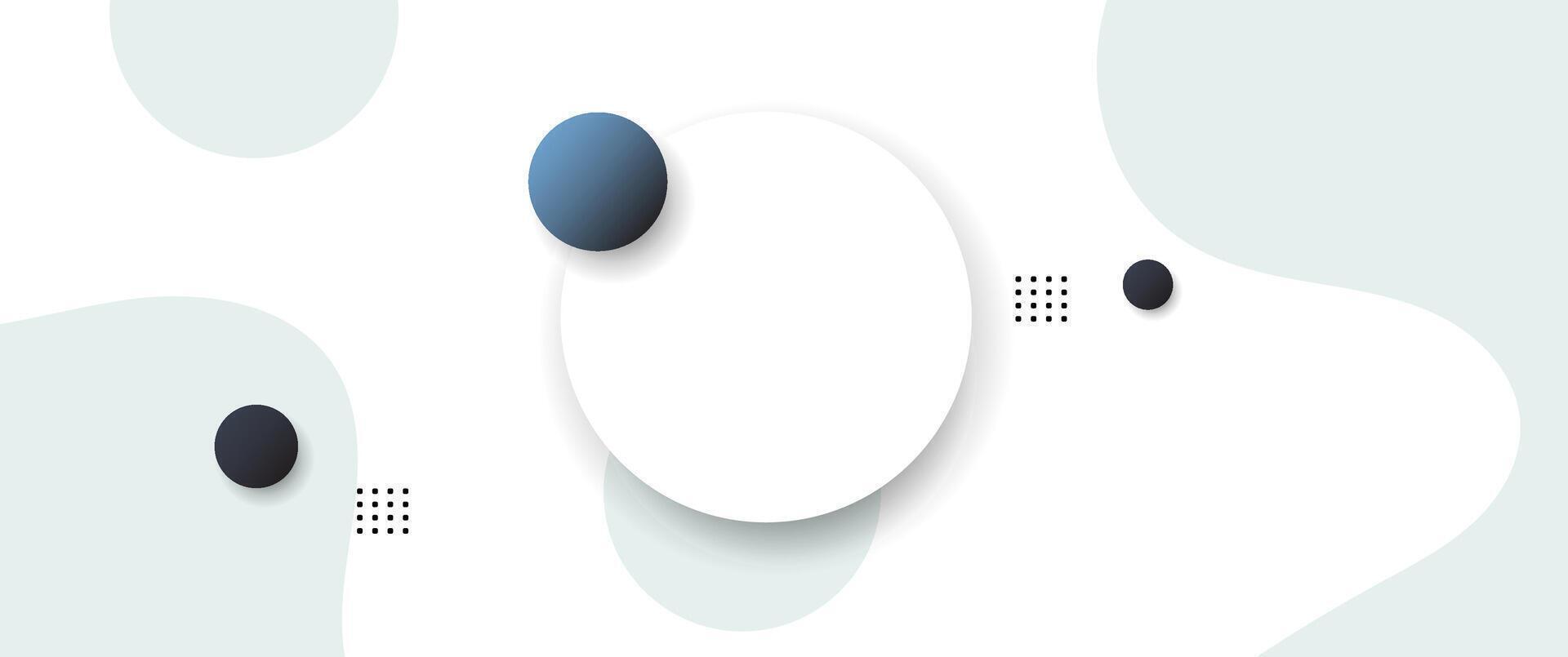Minimal geometric. white background vector