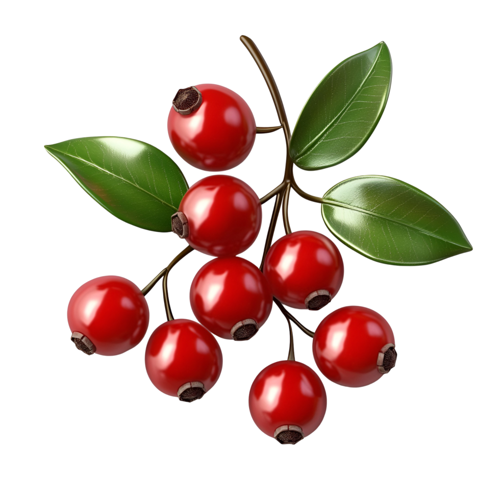 Ripe Miracle Berry Isolated on Transparent Background png