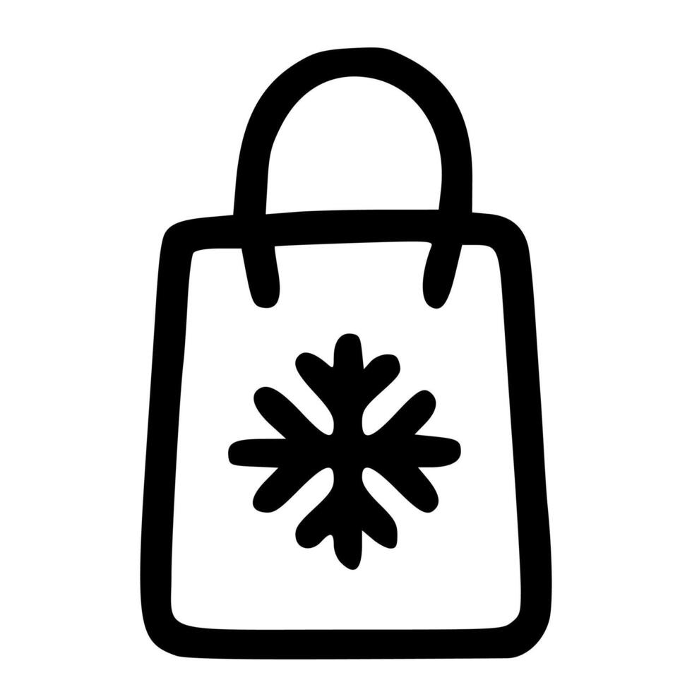 Shopping bag icon illustration vector