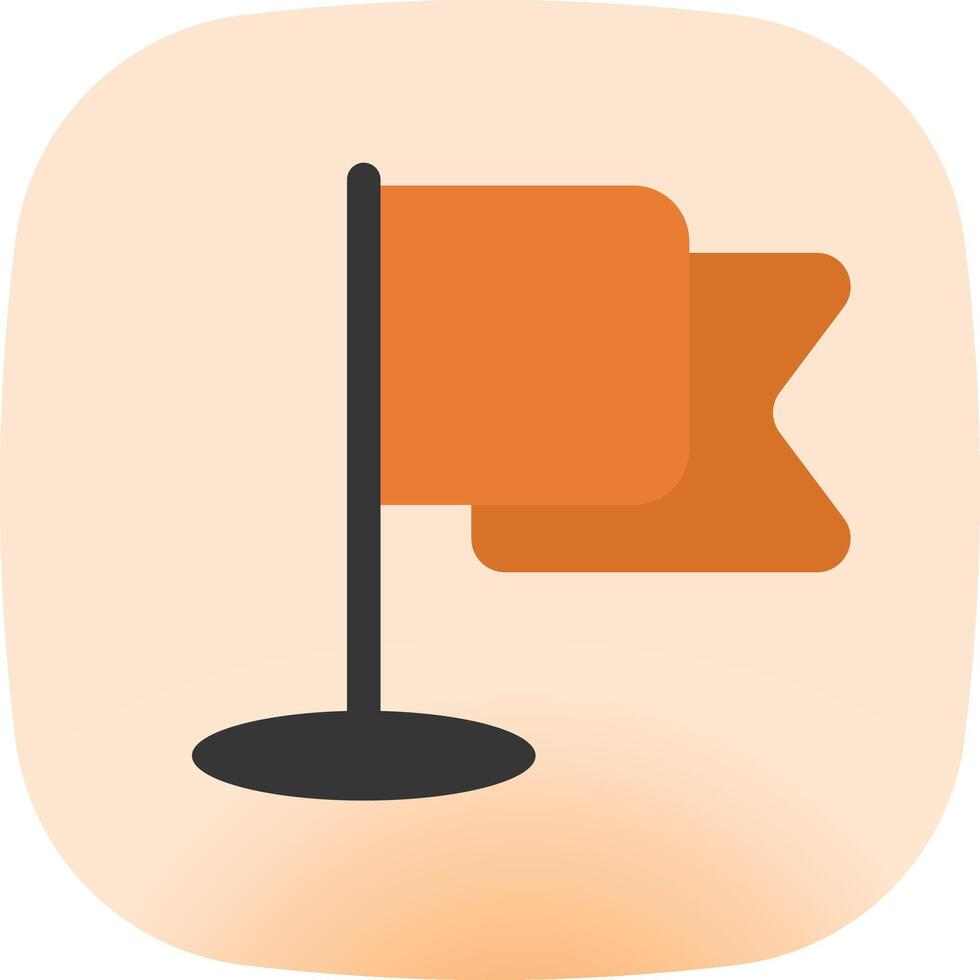 bookmark map icon flat style vector