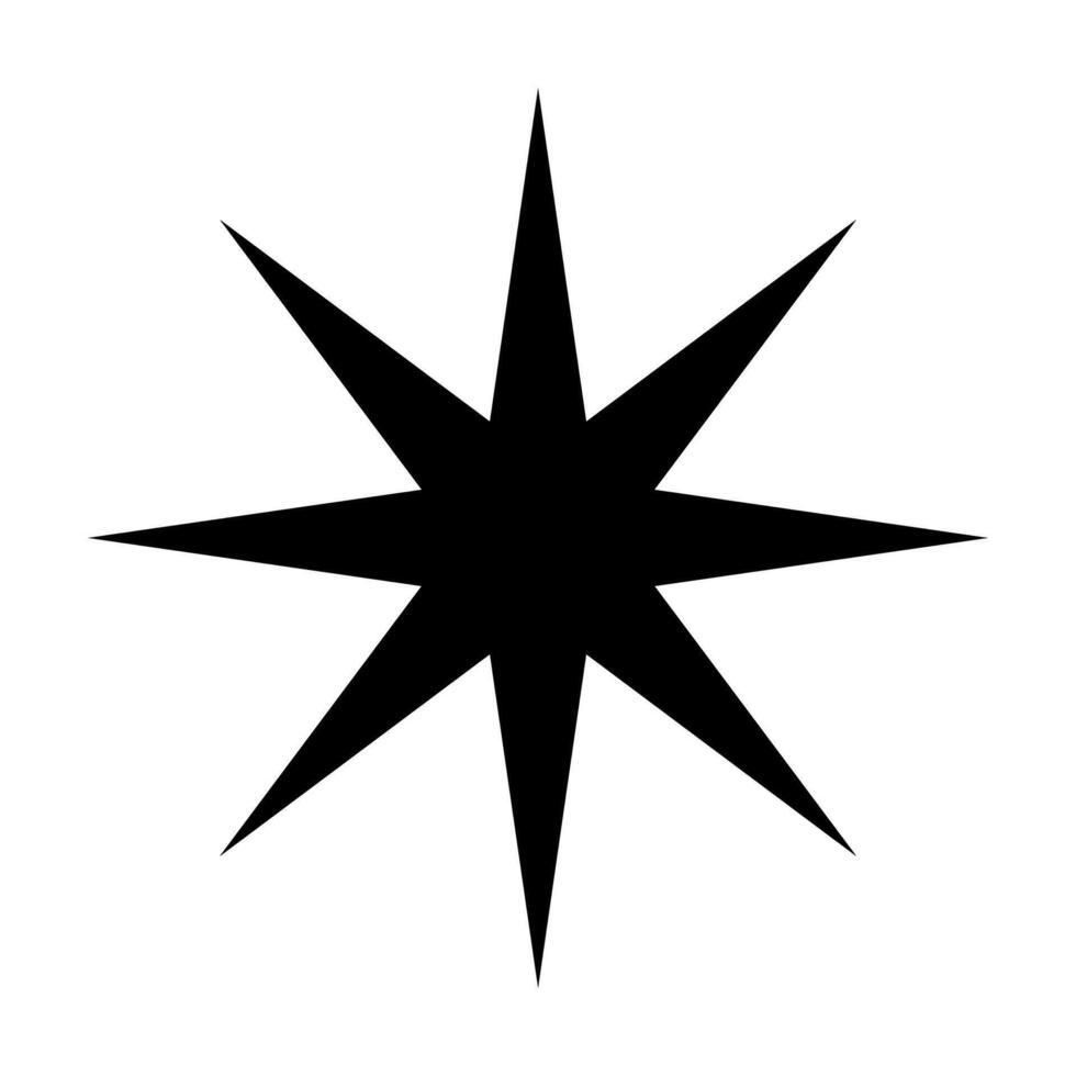 Star icon. Star illustration sign. Star symbol or logo. vector