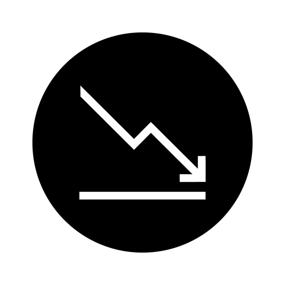 Growth chart icon or sign. Trendy flat style for graphic design. vector