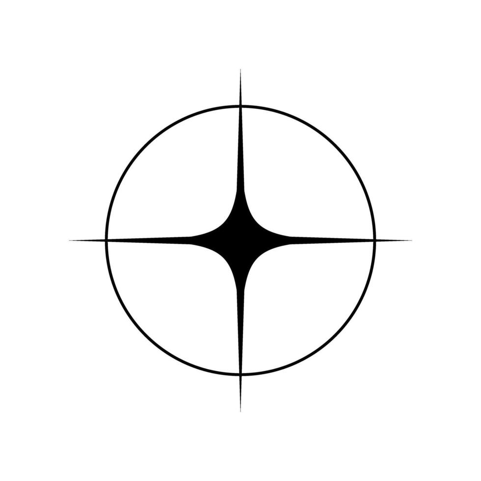 Radial, radiating, circular, concentric and radial element. Radiating from the center of a circle. vector