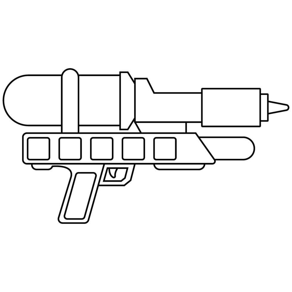 Spray gun icon. Outline illustration of spray gun icon for web vector