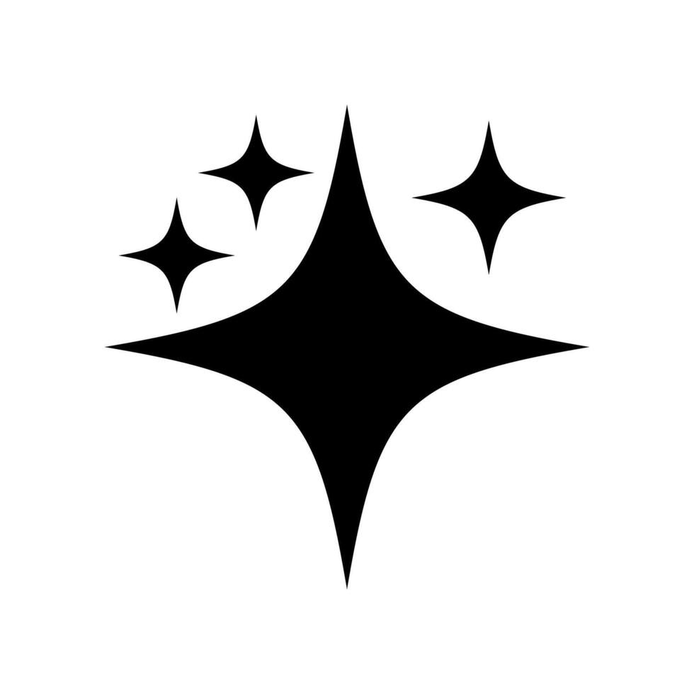 Stars icon isolated on white background. illustration. Eps 10. vector