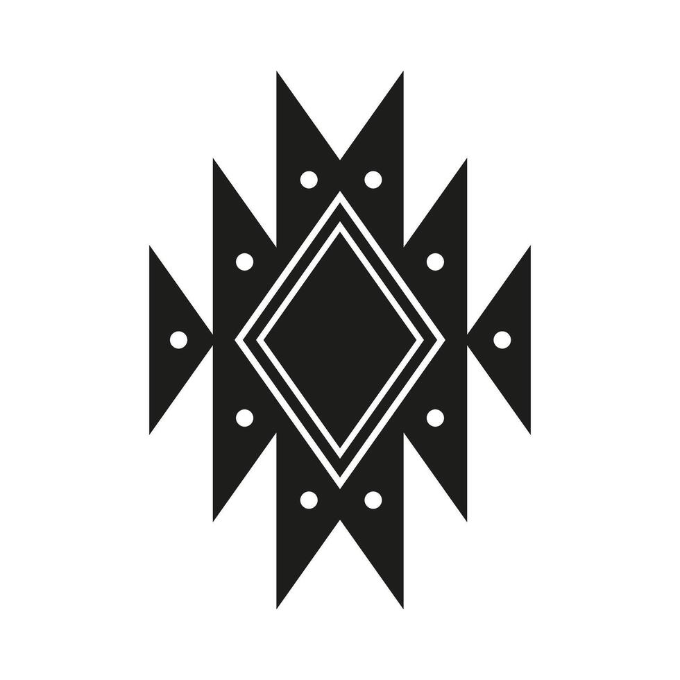 Tribal tattoo icon. Simple illustration of tribal tattoo icon for web vector