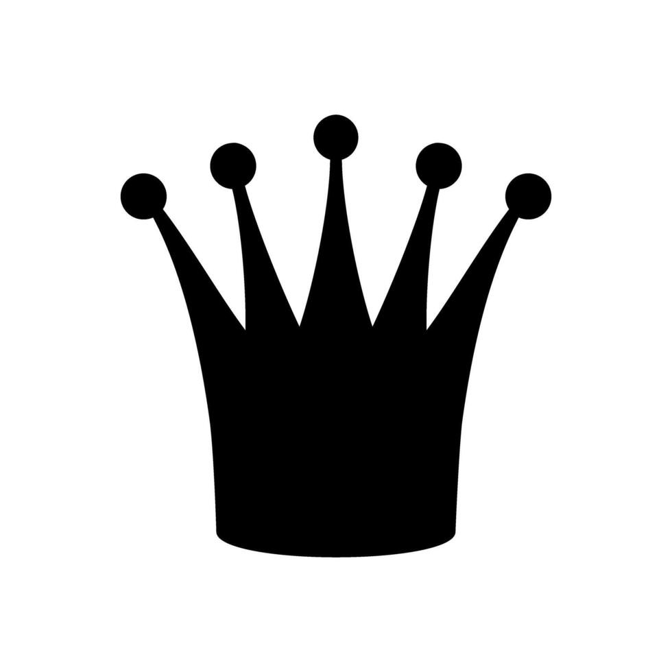 Crown icon isolated on white background for your web and mobile app design, Crown logo design. vector