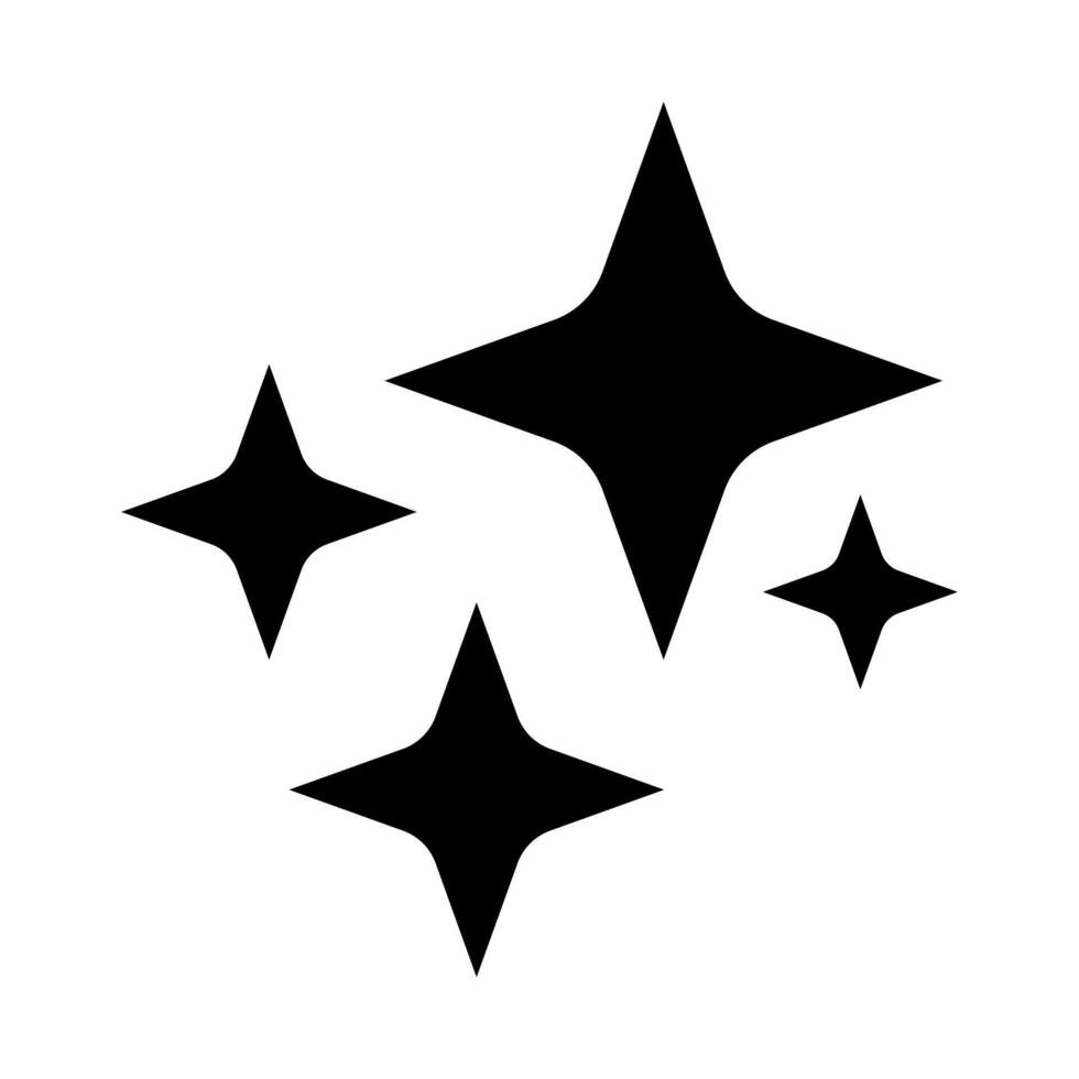 Stars icon, illustration on white background. Flat design style. vector