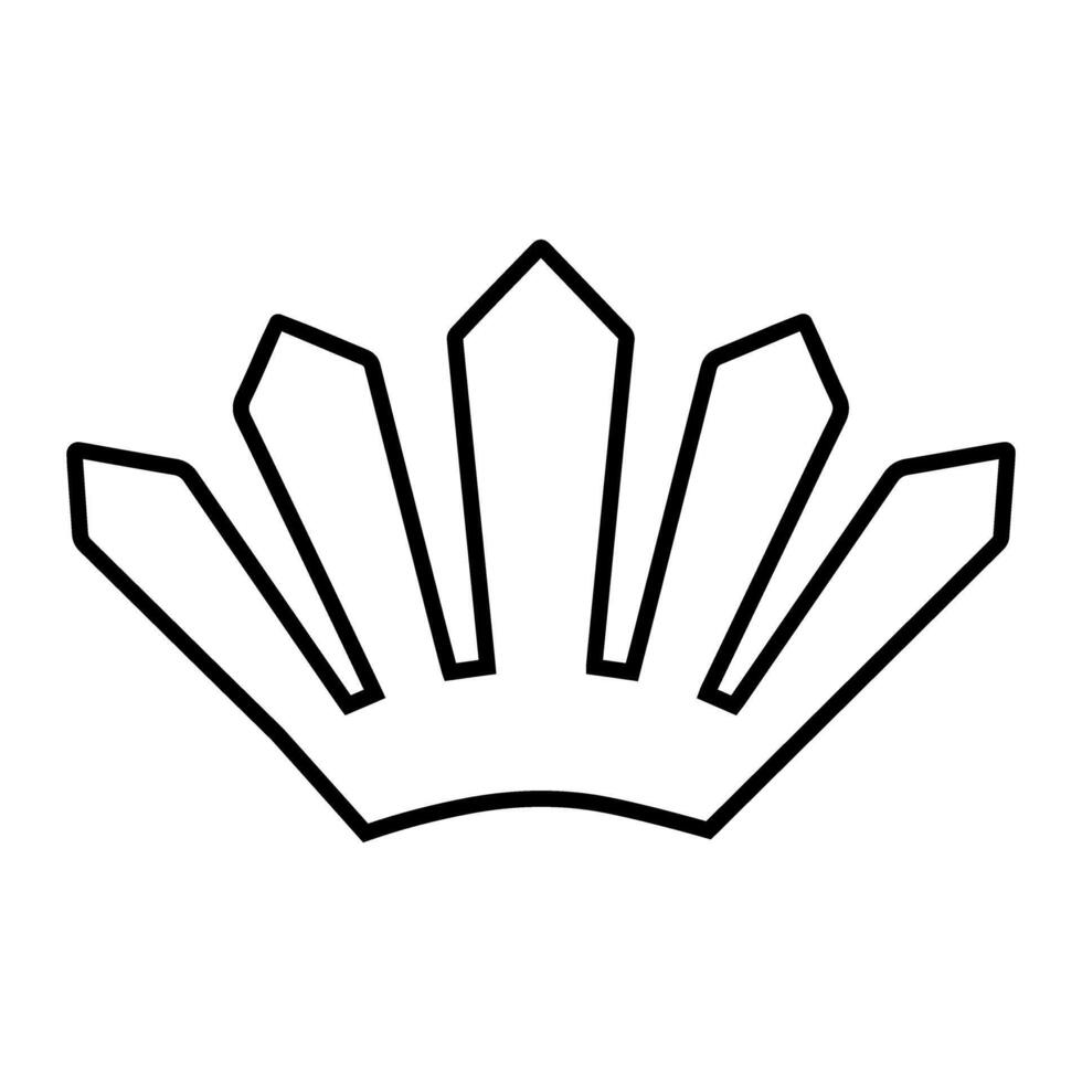 Crown icon. King illustration sign. Monarchy symbol. vector