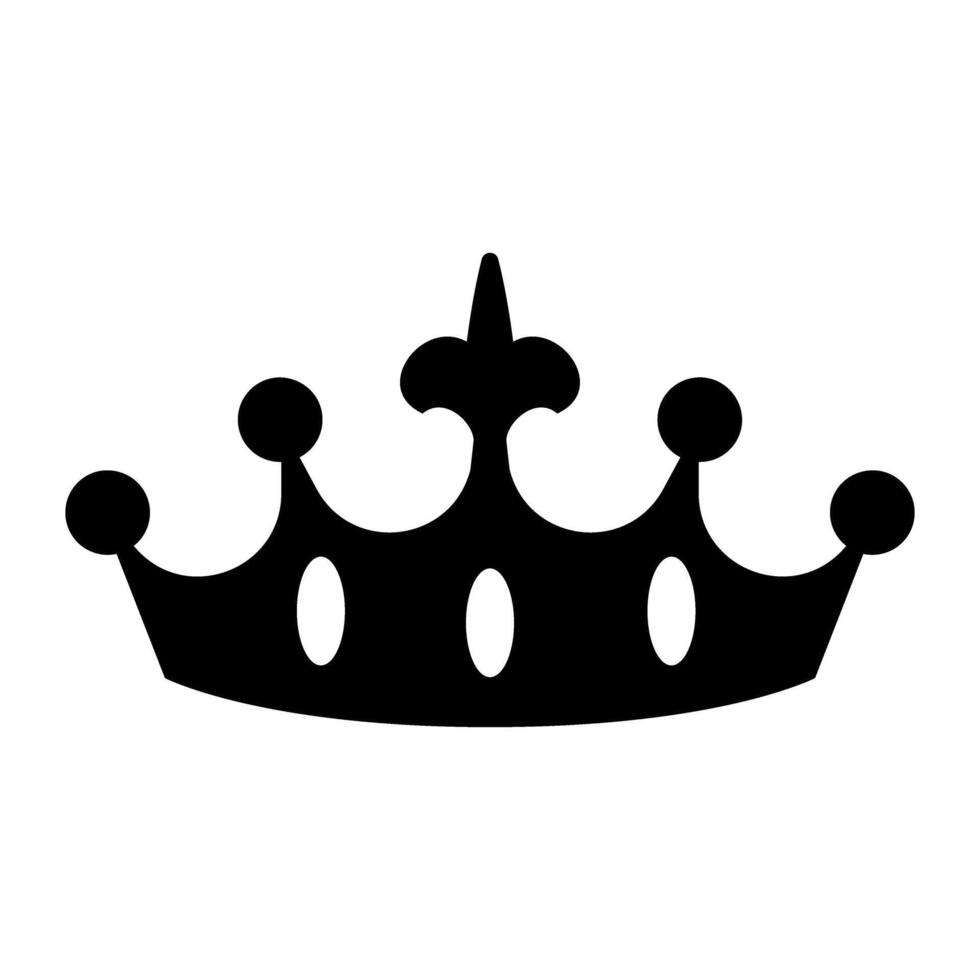 Crown icon isolated on white background for your web and mobile app design. Crown logo concept. vector