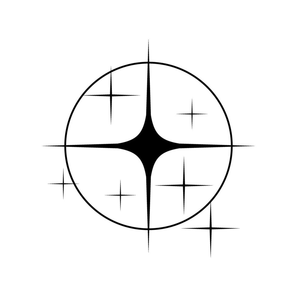 Star Icon Logo Template Illustration design. star symbol vector